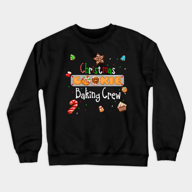 Christmas Cookie Baking Crew - Cookie Exchange Crewneck Sweatshirt by Fun4theBrain